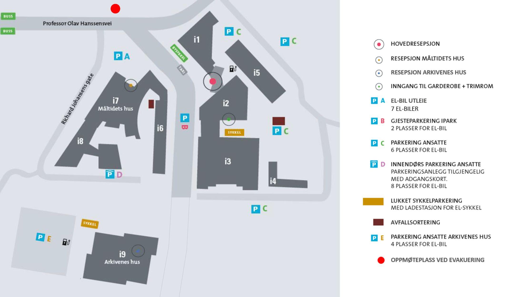 Oversiktskart Innovasjonspark Stavanger